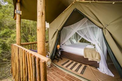 Accommodatie tented camp Zuid Afrika