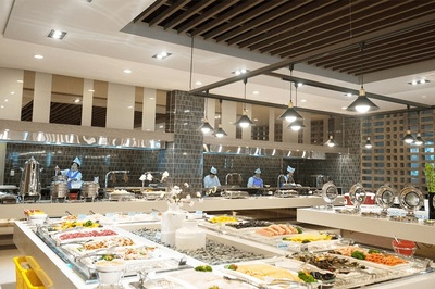Andong Grand Hotel Andong ontbijt Zuid-Korea