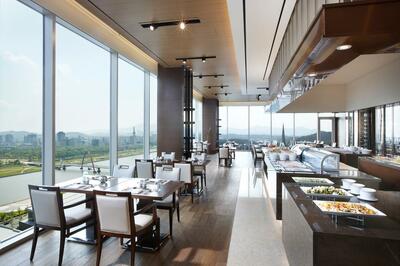 Lotte City Hotel Daejeon ontbijt Buyeo Zuid-Korea