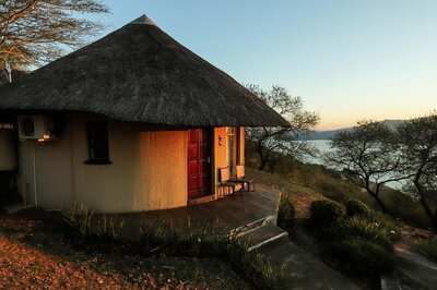 Accomodatie rondavel met uitzicht Zuid Afrika