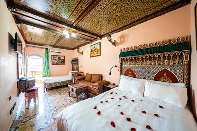 Hotel Moroccan House kamer Casablanca Marokko