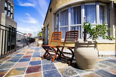 Balkon Cape Diamond Hotel Kaapstad Zuid-Afrika Djoser