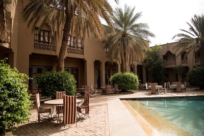 Zwembad Hotel Erfoud Marokko