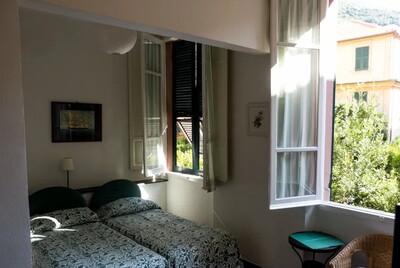 Twin kamer Albergo Lungamore Bonassola Cinque Terre Djoser