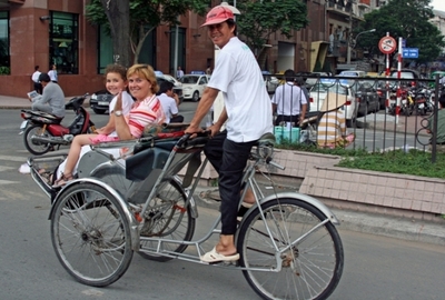 Vietnam fiets vervoersmiddel rondreis Djoser Family 