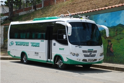 Colombia bus vervoersmiddel Djoser 
