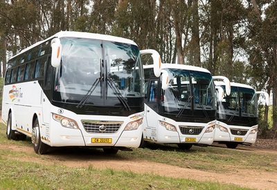 Bus buitenkant Zuid-Afrika