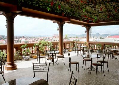 Thuy Anh hotel uitzicht Ninhbinh Vietnam