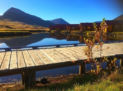 Brimnes Cabins uitzicht Ólafsfjördur IJsland