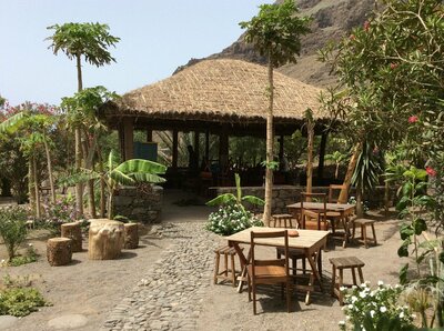 Kasa D'Igreja Ecolodge tuin Cha da Igreja Kaapverdie