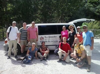 Spanje bus vervoersmiddel wandelreis Djoser 