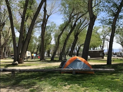 USA Bishop Brown's Town Campground kamperen