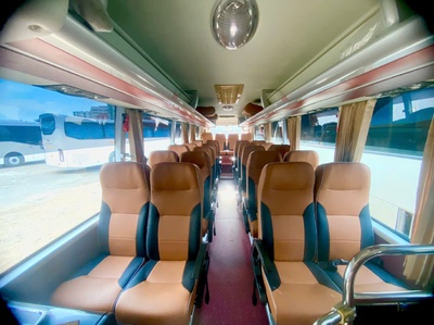 Bus binnenkant Vietnam Djoser 