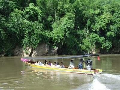 Boot River Kwai Thailand Djoser