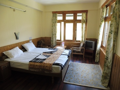 Hotel kamer Keylong india en Ladakh accommodatie overnachting Djoser 