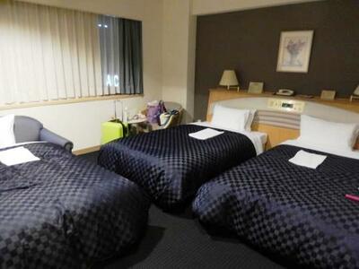 Hotel New Hiroden bedden
