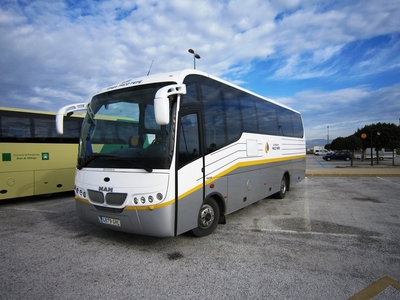 Bus buitenkant Spanje Andalusië Djoser