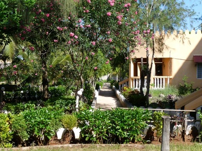 Nungwi Zanzibar Amaan Bungalows tuin Djoser