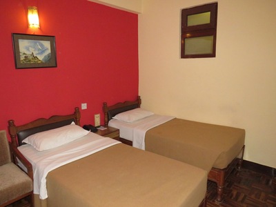 Nepal Hotel Kathmandu Kamer overnachting Djoser 