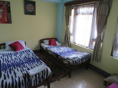 Nepal Bhaktapur Hotel Kamer Djoser accommodatie overnachting 