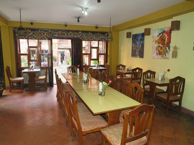 Nepal Hotel Bhaktapur Restaurant Djoser accommodatie overnachting 
