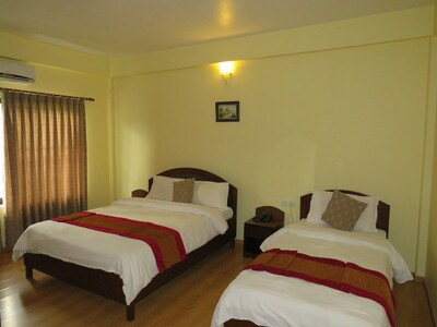 Pokhara Hotel Crown Himalayas kamer Djoser accommodatie 