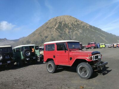 Jeep Bromo Vulkaan Indonesië