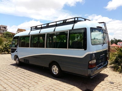 Bus zijkant Madagascar