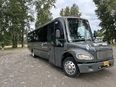 Alaska Front of bus