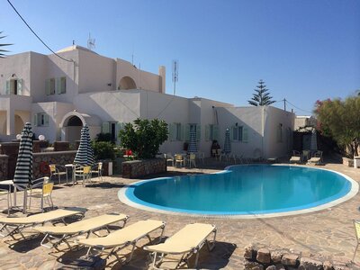 hotel babis santorini zwembad