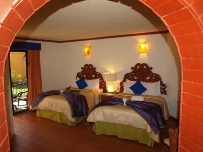 Eco Hotel Quinta Regia twinkamer Valladolid Mexico Djoser