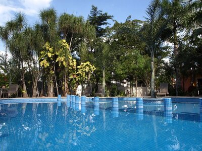 Eco Hotel Quinta Regia zwembad Valladolid Mexico Djoser