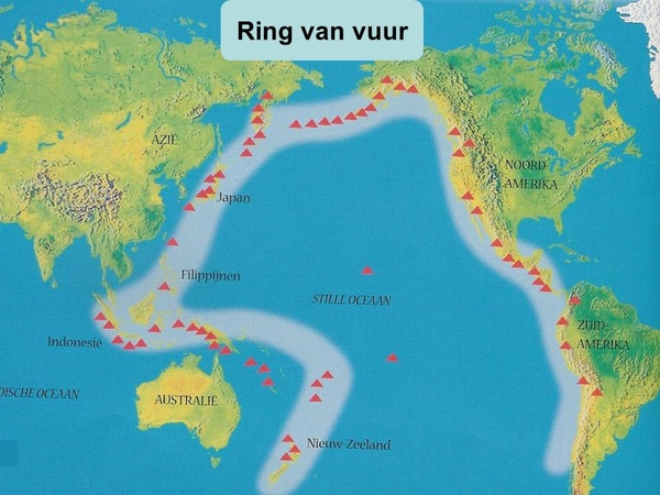 Ring van vuur kaart