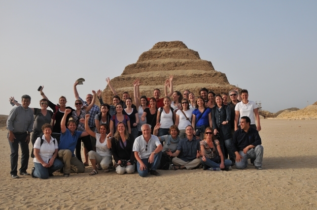 Djoser piramide groep Egypte