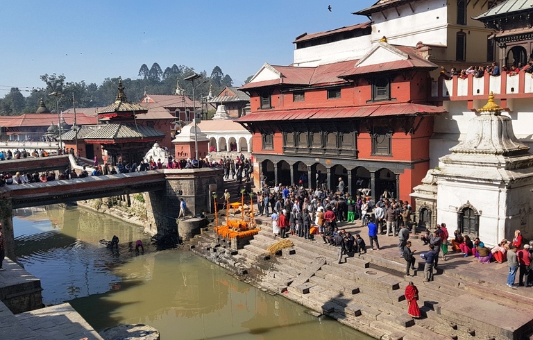 Pashupatinath tempel Kathmandu Nepal