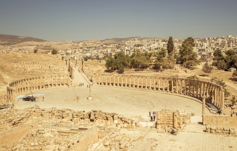 Gallerij Jerash Jordanië