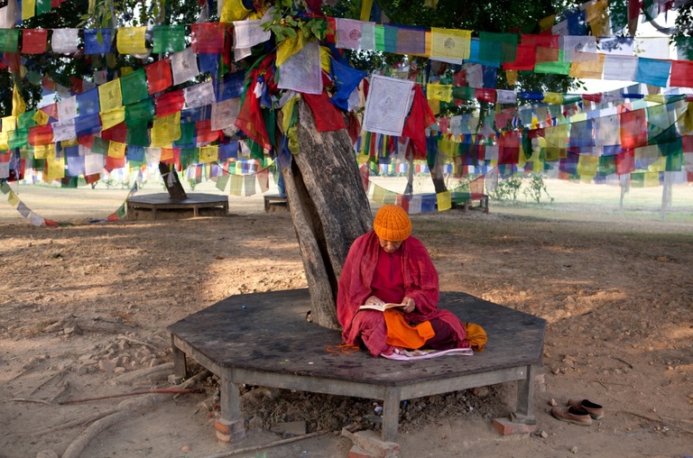 Monnik Lumbini Nepal