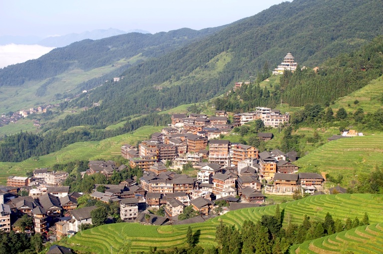 Ping'An rijstvelden China