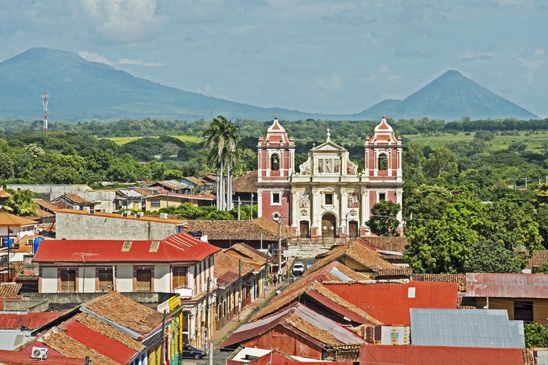 El Calvario Church in Leon Nicaragua