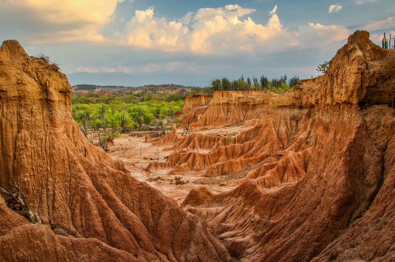 view on Tatacoa desert, Colombia