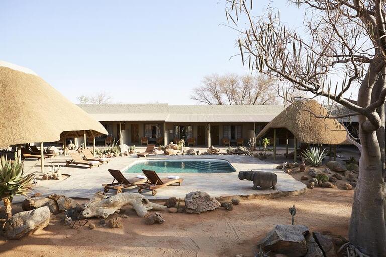 Solitaire Lodge zwembad 2 Solitaire Namibie