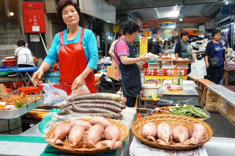 Markt eten Zuid-Korea