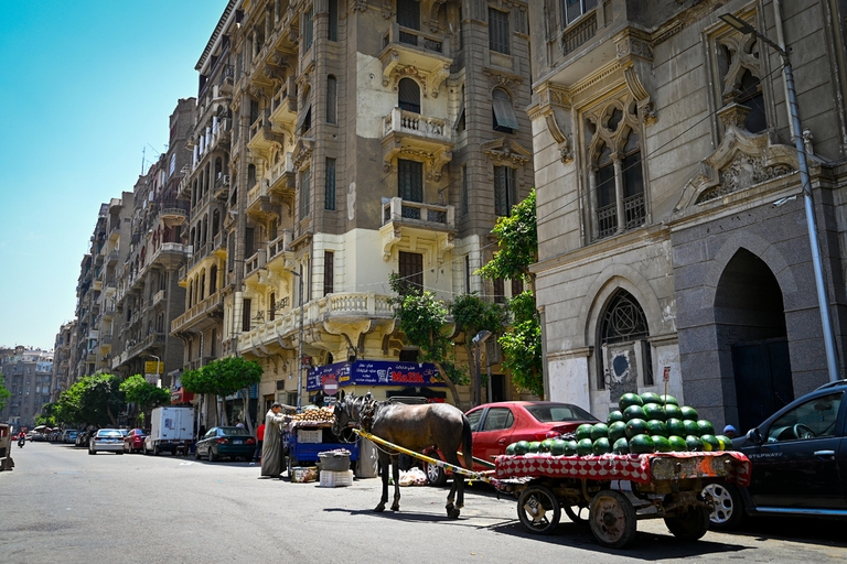 Egypte cairo straat watermeloen