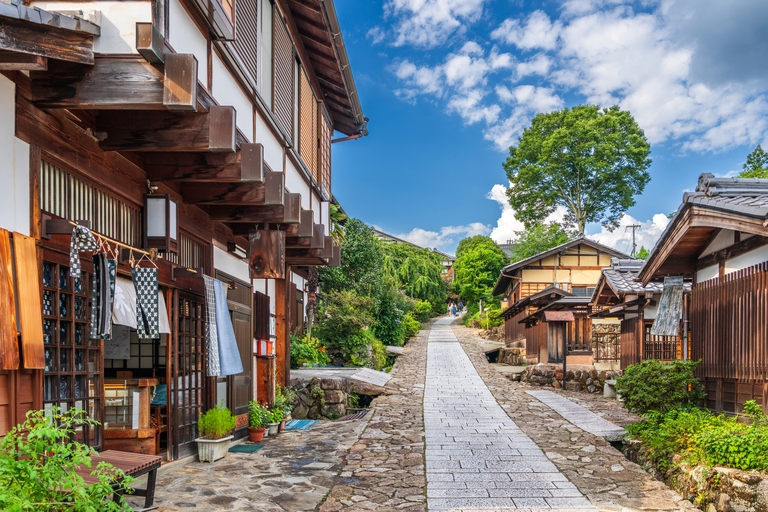 Tsumago naar Magome dorp wandeling Japan