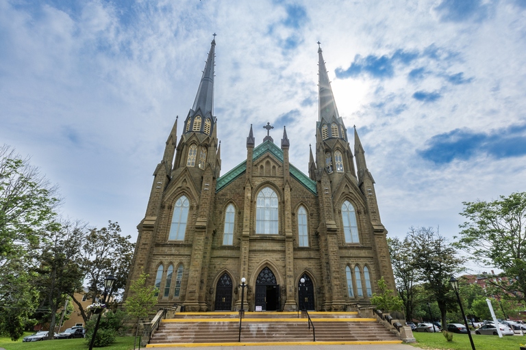 St. Dunstan's Basilica in Charlottetown, Prince Edward Island, Canada.
