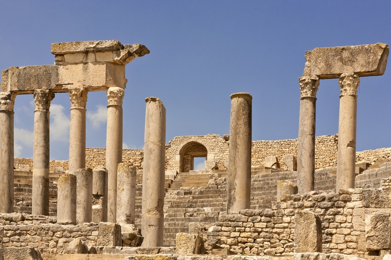 Roman Amphitheater Dougga Tunesië