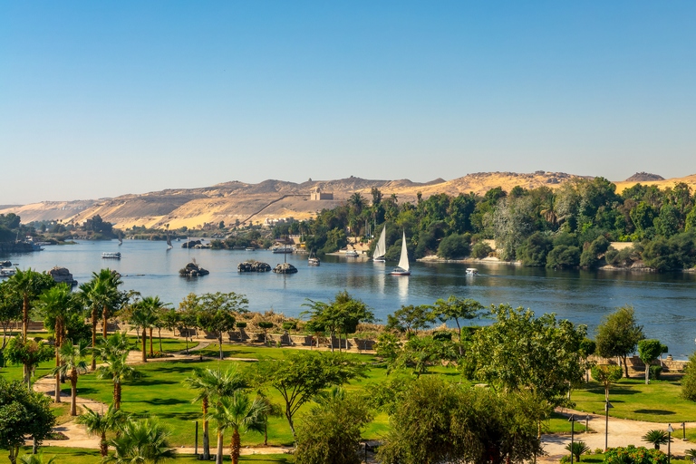 Aswan Nijl rivier Egypte