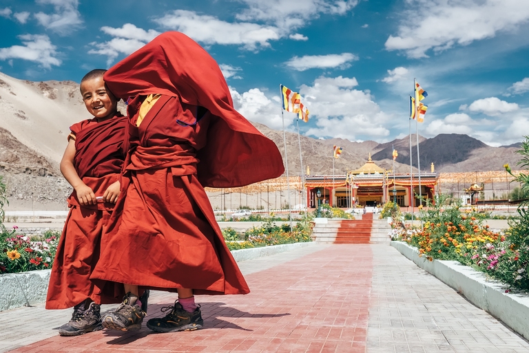 Thiksey klooster leh ladakh