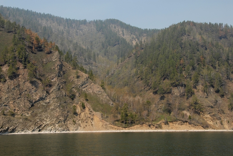 Landschap Baikal Rusland