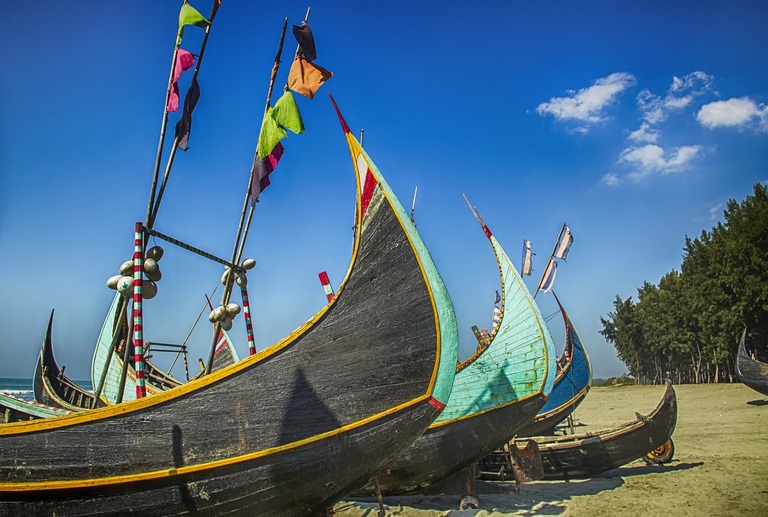 Cox Bazar boten Bangladesh
